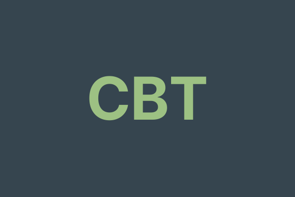 Cognitive behavioural therapy